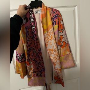 Zara Multiprinted Inspired Kimono